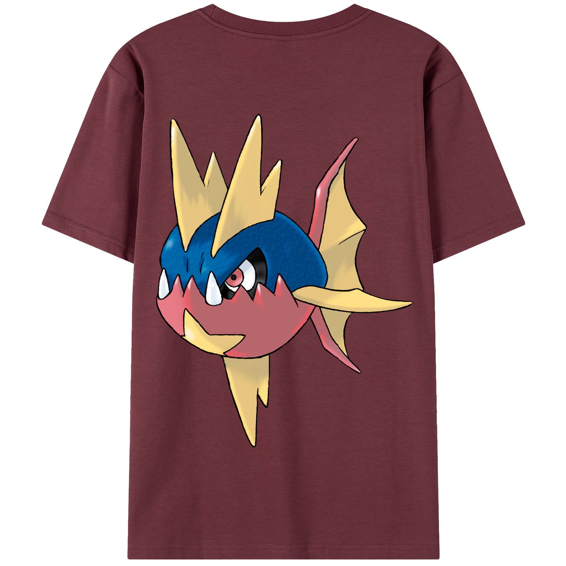 （画像用） ポケットモンスター Pokémon 綿100％半袖Tシャツ（背面プリント）